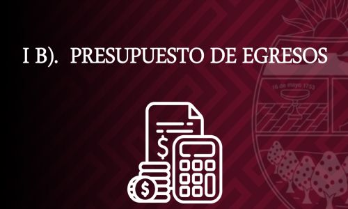 PRESUPUESTO DE EGRESOS